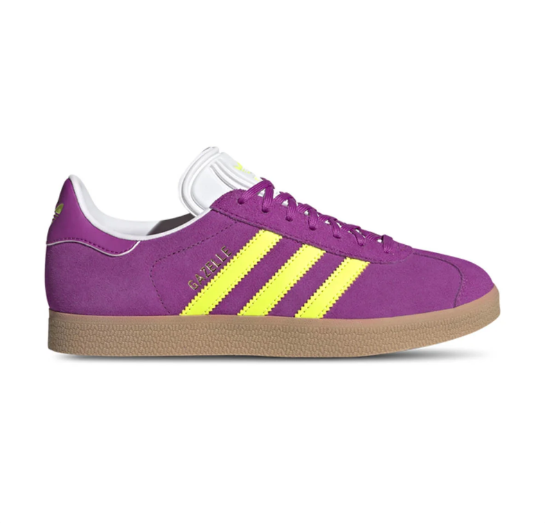 Adidas Gazelle – Purple / Yellow / Gum