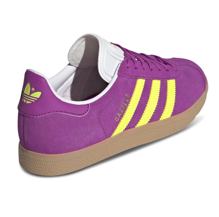 Adidas Gazelle – Purple / Yellow / Gum