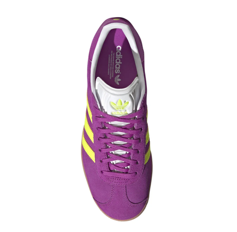 Adidas Gazelle – Purple / Yellow / Gum