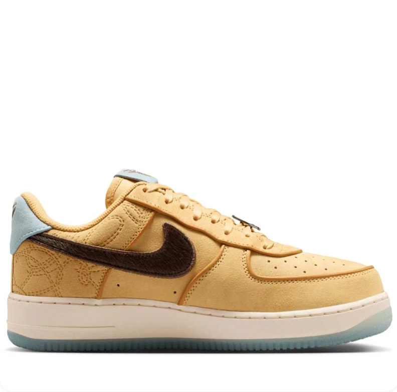 Nike Air Force 1 Low – Wheat / Dark Brown / Ice Blue