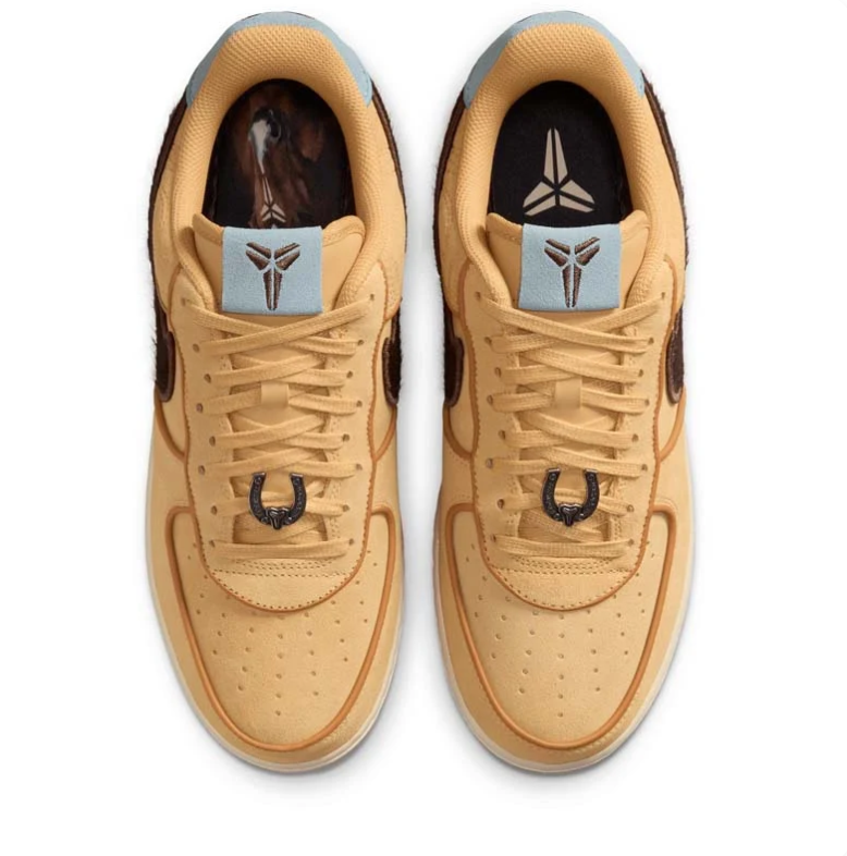 Nike Air Force 1 Low – Wheat / Dark Brown / Ice Blue