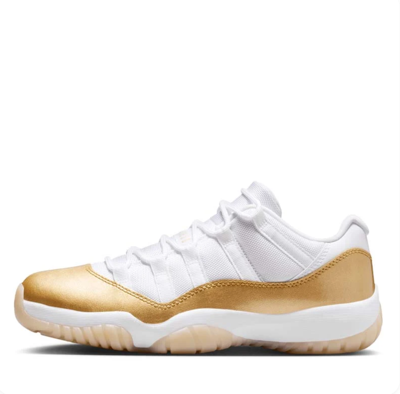 Air Jordan 11 Retro Low – White / Metallic Gold