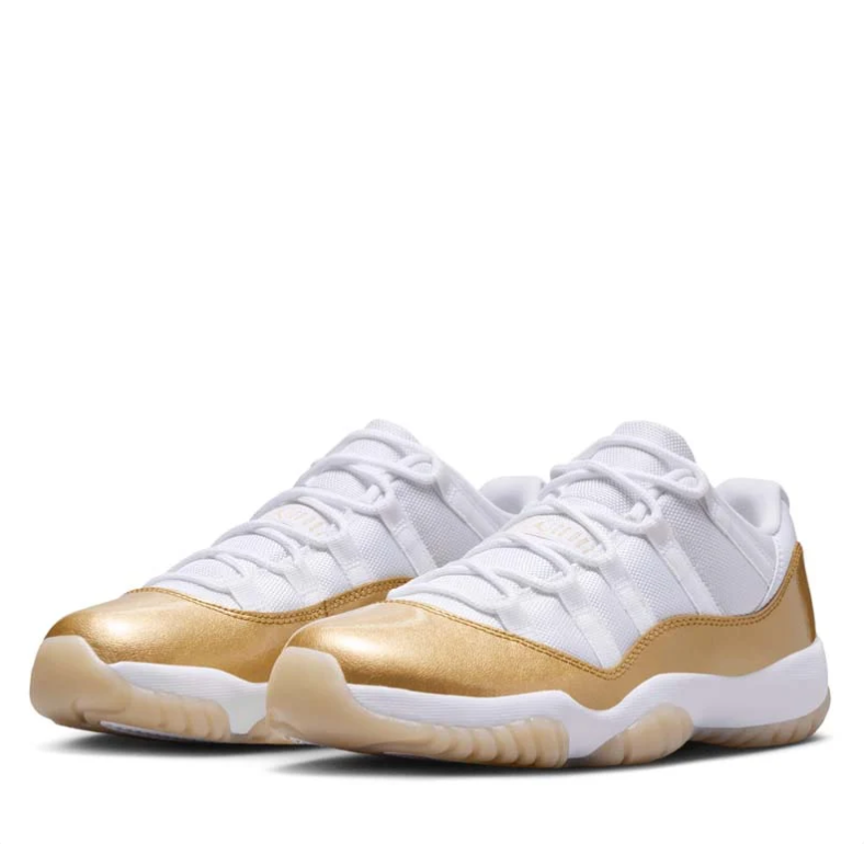 Air Jordan 11 Retro Low – White / Metallic Gold