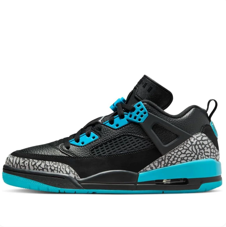 Air Jordan Spizike Low – Black / Teal / Cement Grey