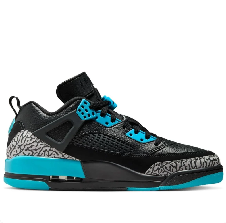 Air Jordan Spizike Low – Black / Teal / Cement Grey