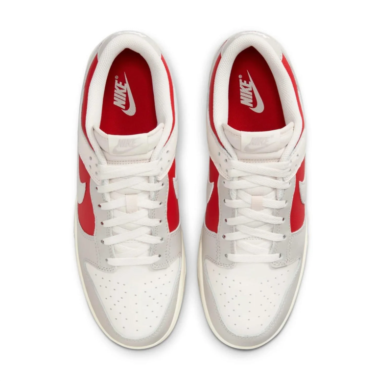 Nike Dunk Low – Sail / Varsity Red / Light Bone