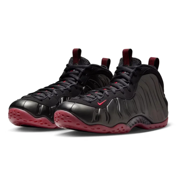 Nike Air Foamposite One – Black / Dark Crimson