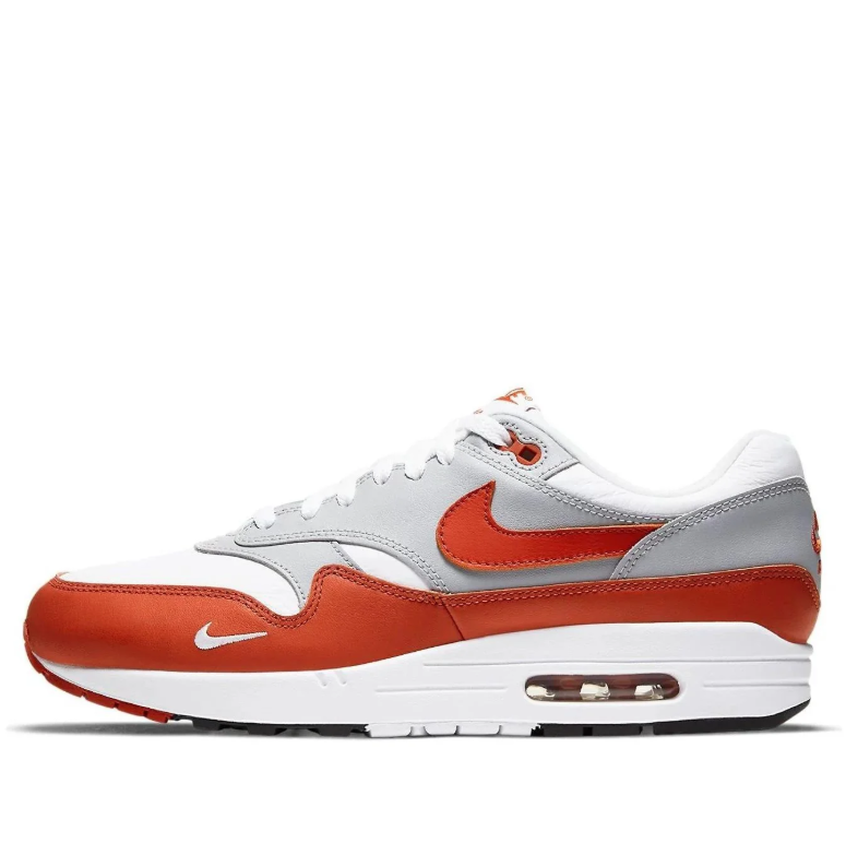 Nike Air Max 1 – White / Light Grey / Martian Sunrise