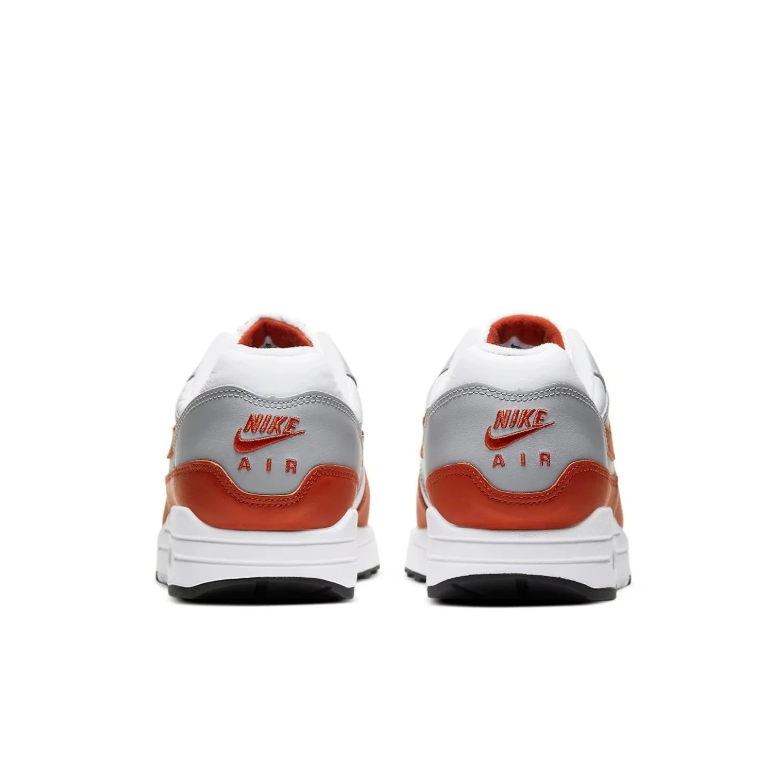 Nike Air Max 1 – White / Light Grey / Martian Sunrise