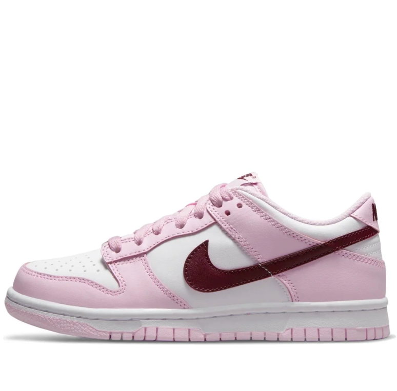 Nike Dunk Low – Pink Foam / White / Team Red