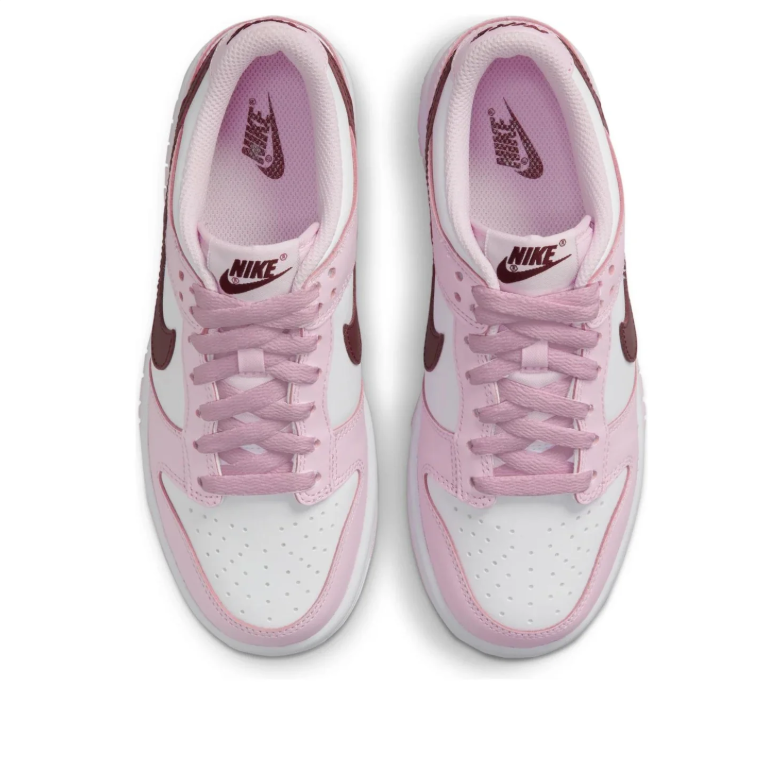 Nike Dunk Low – Pink Foam / White / Team Red