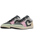 Air Jordan 1 Low – Dark Grey / Pink / Peach / Light Grey