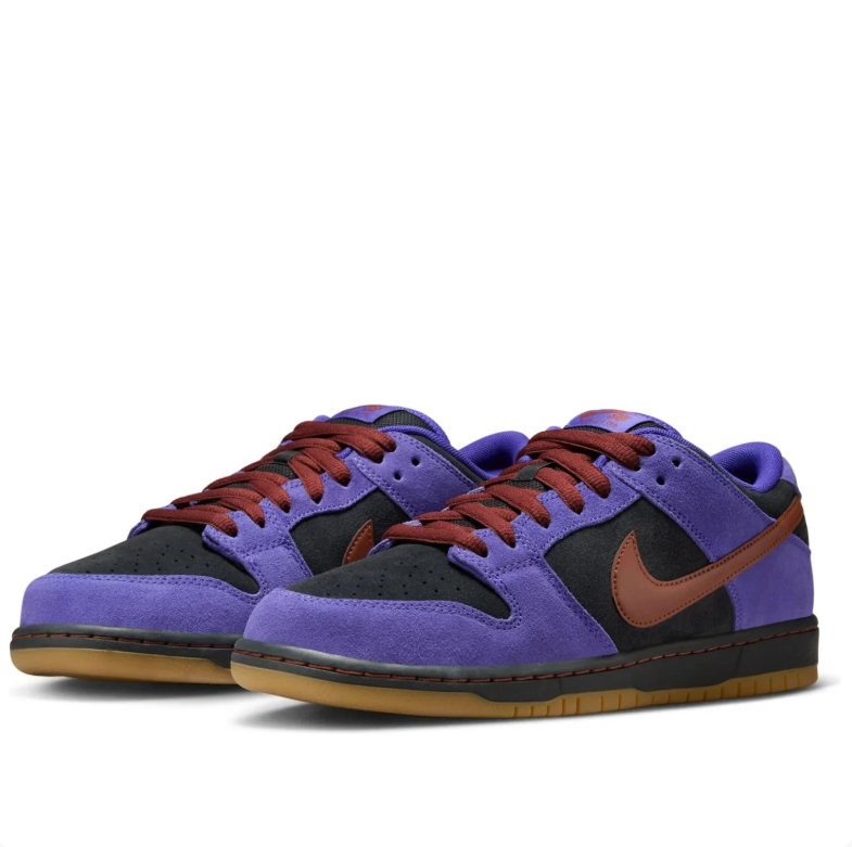 Nike SB Dunk Low – Purple / Black / Rust / Gum