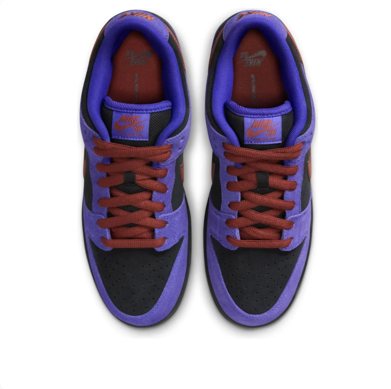 Nike SB Dunk Low – Purple / Black / Rust / Gum