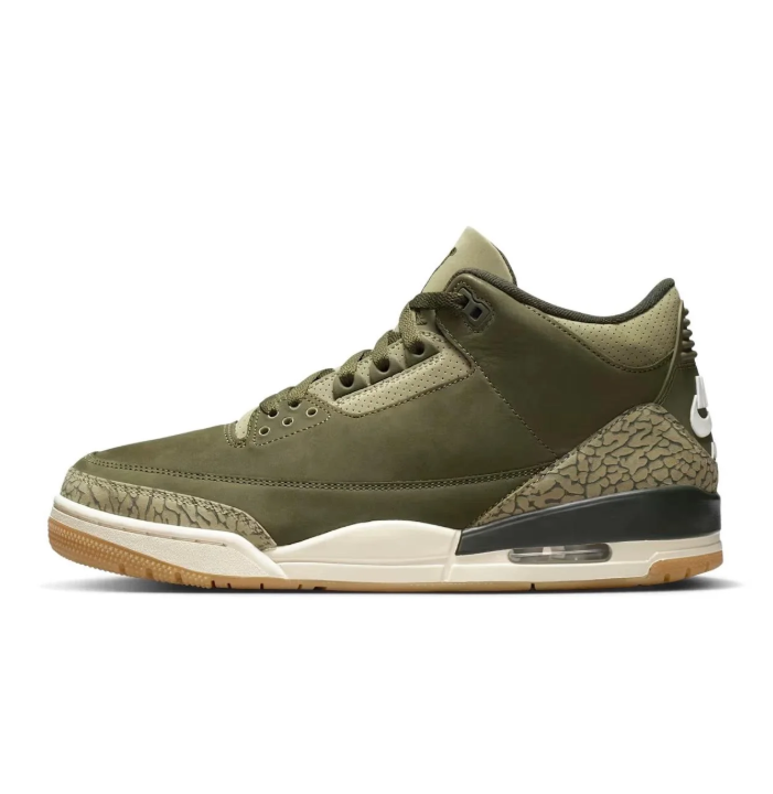 Air Jordan 3 Retro – Army Olive / Sail / Gum
