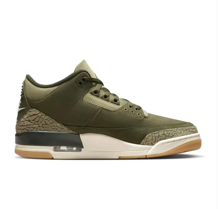 Air Jordan 3 Retro – Army Olive / Sail / Gum