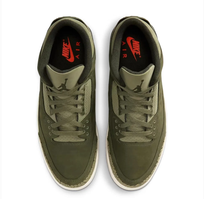 Air Jordan 3 Retro – Army Olive / Sail / Gum