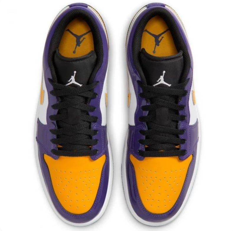 Air Jordan 1 Low – Court Purple / University Gold / White