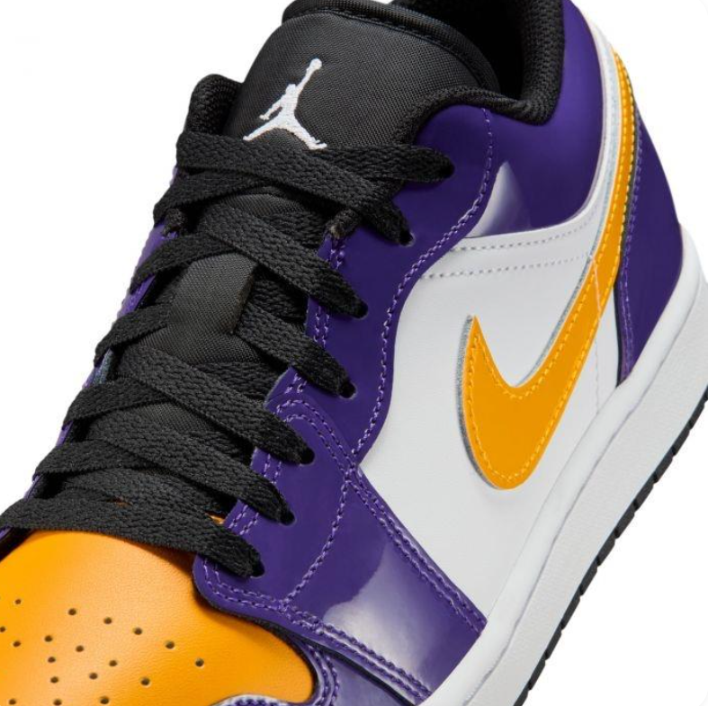 Air Jordan 1 Low – Court Purple / University Gold / White