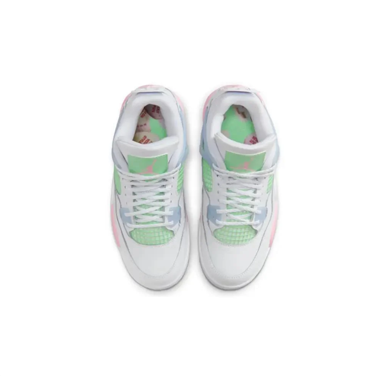 Air Jordan 4 Retro – White / Pastel / Pink Heart