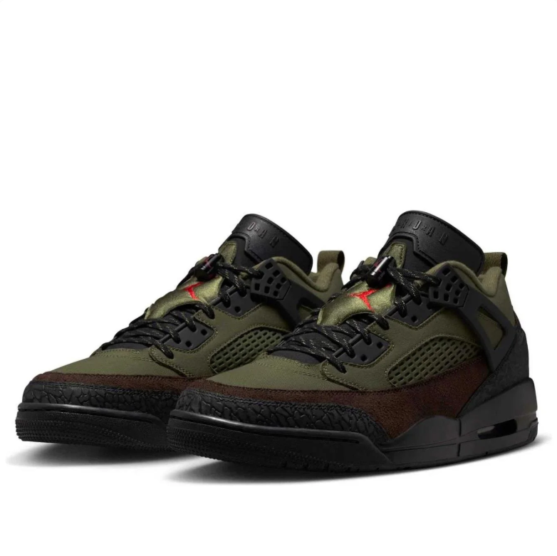 Air Jordan Spizike Low – Olive / Dark Chocolate / Black