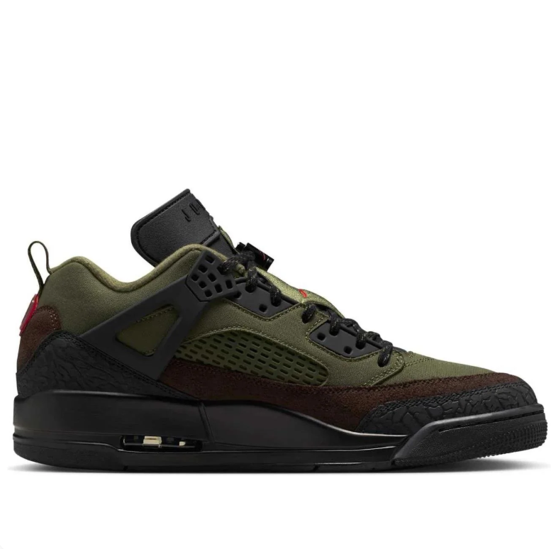 Air Jordan Spizike Low – Olive / Dark Chocolate / Black