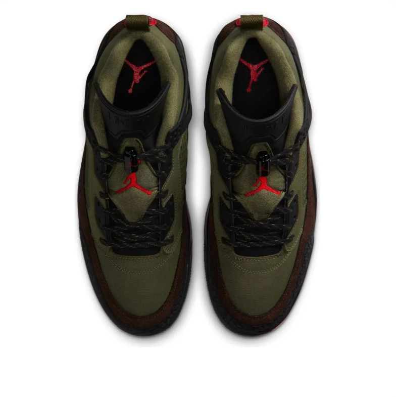 Air Jordan Spizike Low – Olive / Dark Chocolate / Black
