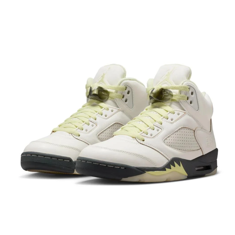 Air Jordan 5 Retro – Sail / Olive / Charcoal