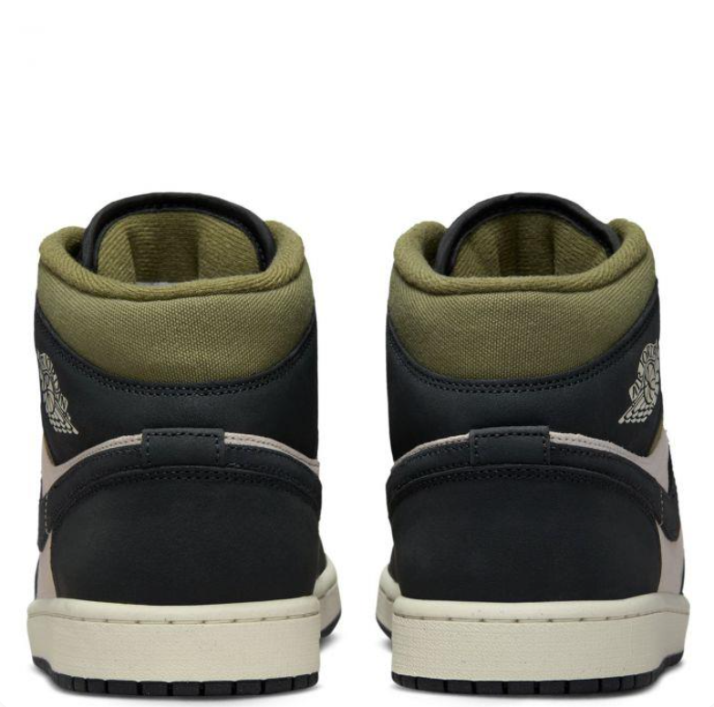 Air Jordan 1 Mid – Black / Sand / Olive