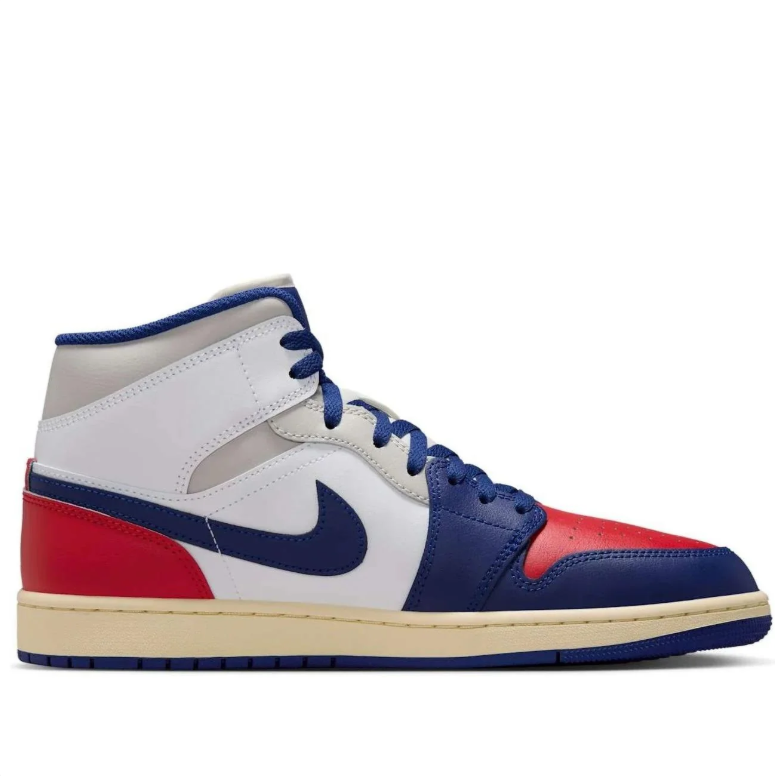 Air Jordan 1 Mid – French Blue / Red / White