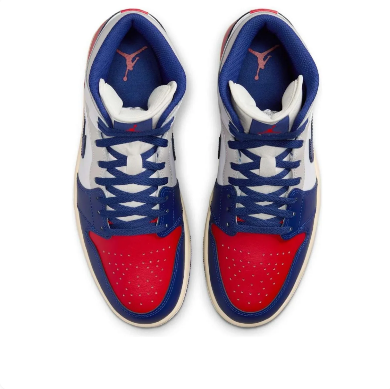 Air Jordan 1 Mid – French Blue / Red / White
