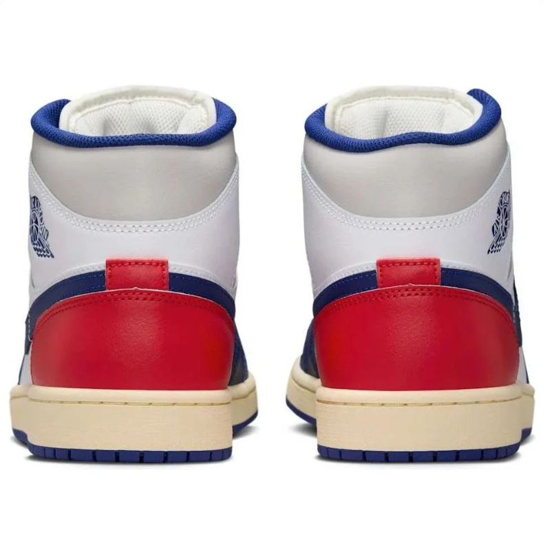 Air Jordan 1 Mid – French Blue / Red / White