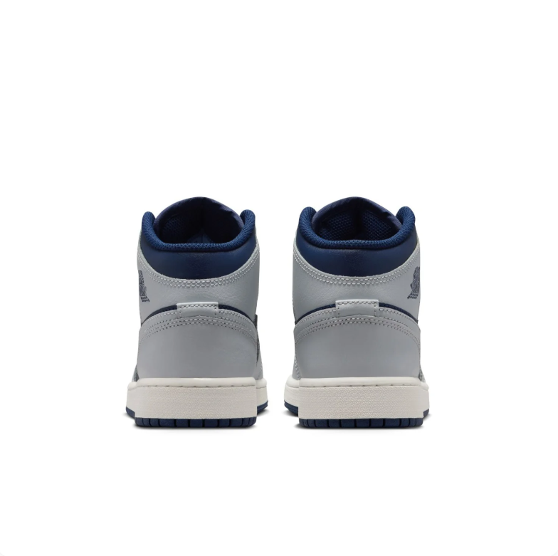 Air Jordan 1 Mid – Midnight Navy / Wolf Grey / Sail