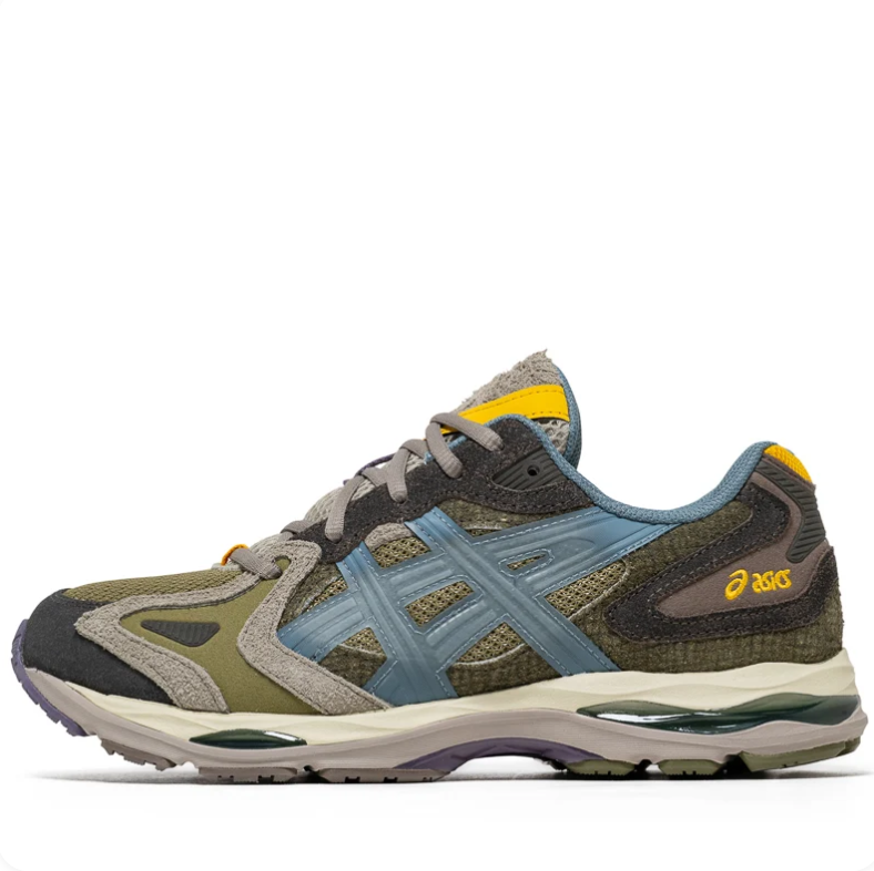 ASICS GEL-Nimbus – Olive / Steel Blue / Yellow